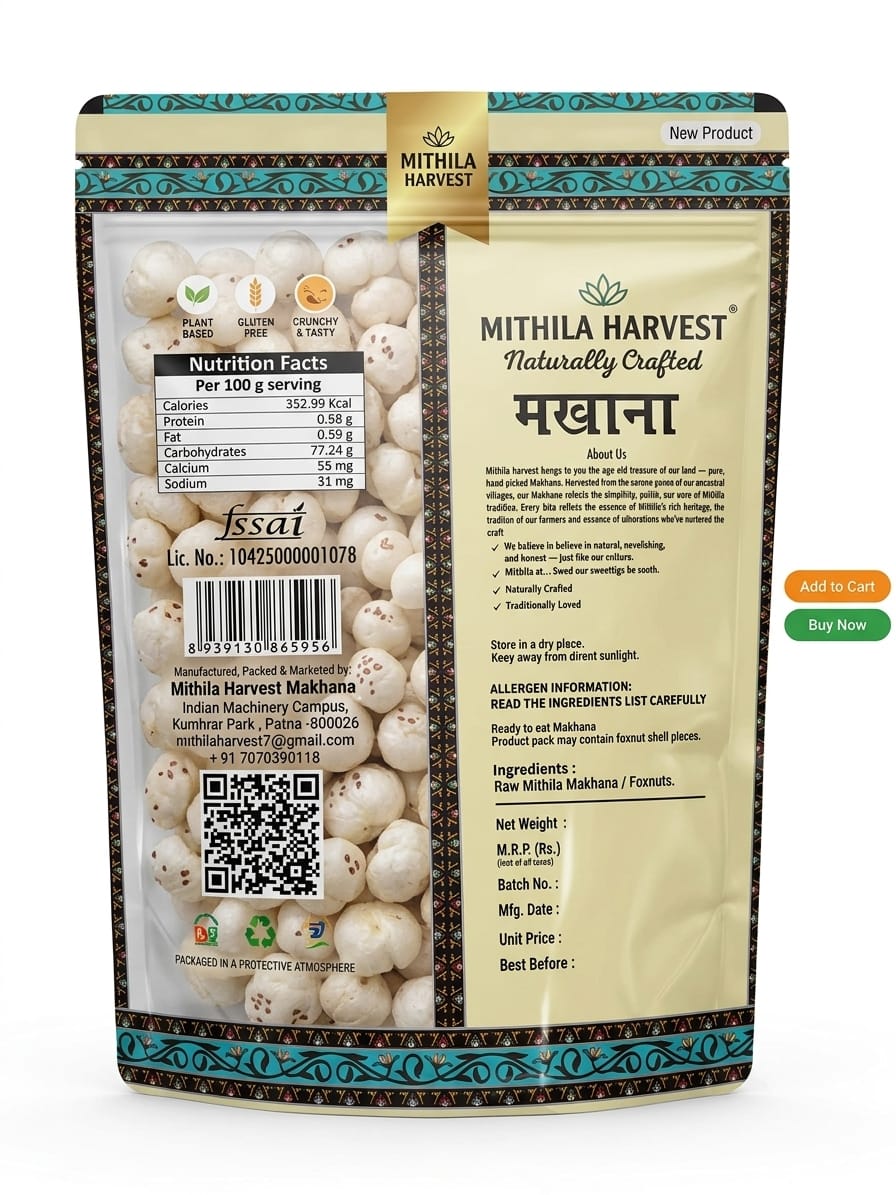 Mithila Harvest Makhana – 250g